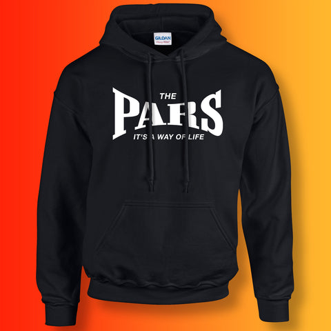 Pars Hoodie with It's a Way of Life Design Black