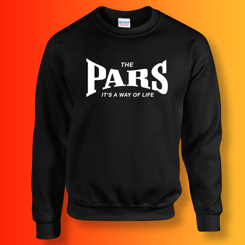 Pars Sweater with It's a Way of Life Design Black