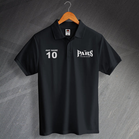 The Pars It's a Way of Life Printed Polo Shirt Personalised with any Number & Name
