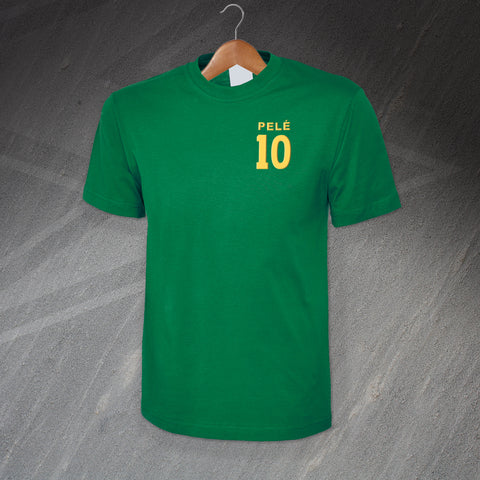 Pele 10 Embroidered T-Shirt