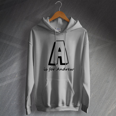 Hoodie for Men Personalised with Any Name & Initial