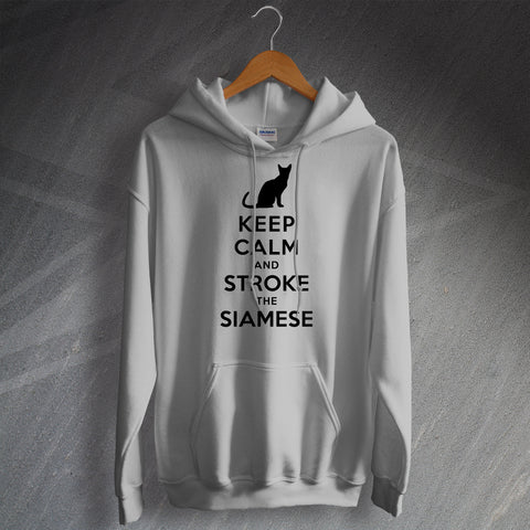 Personalised Keep Calm Unisex Hoodie with any Cat Breed