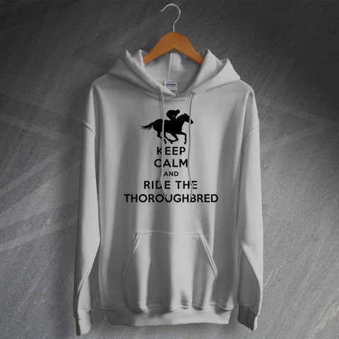 Personalised Keep Calm Unisex Hoodie with any Horse Breed Name & Graphic
