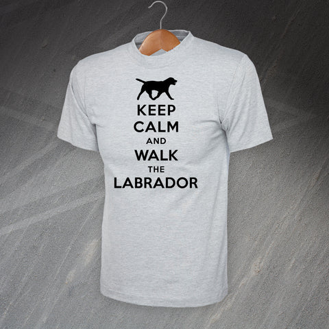 Personalised Keep Calm and Walk The Dog T-Shirt