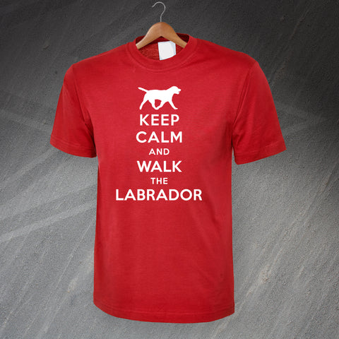Personalised Keep Calm and Walk Any Dog T-Shirt