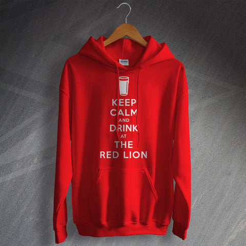 Personalised Pub Keep Calm Unisex Hoodie with any Pub Name