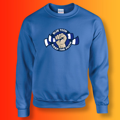 Blue Toon Keep The Faith Sweatshirt