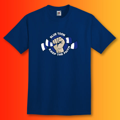 Blue Toon Keep The Faith Shirt