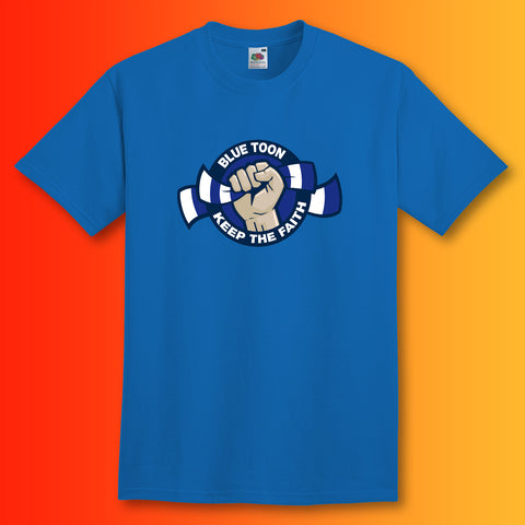 Blue Toon Keep The Faith Shirt