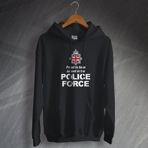 Police Force Hoodie Proud to Have Served