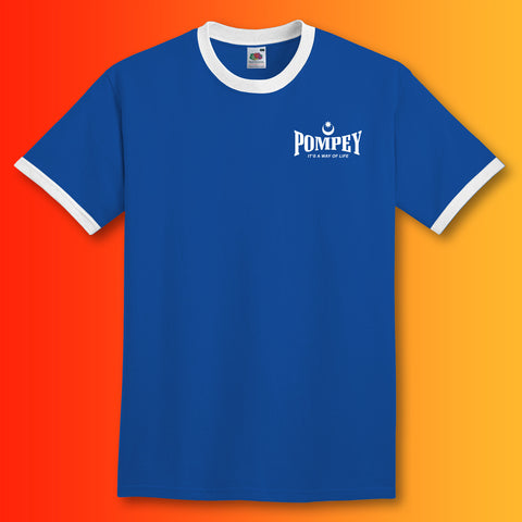 Pompey Ringer Shirt with It's a Way of Life Design