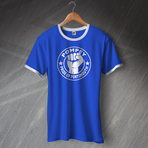 Pompey Pride of Portsmouth Printed Ringer Shirt