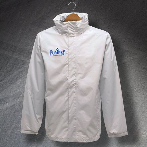 Pompey It's a Way of Life Embroidered Waterproof Jacket