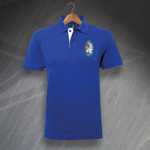 Retro Portsmouth 1933 Embroidered Classic Fit Polo Shirt