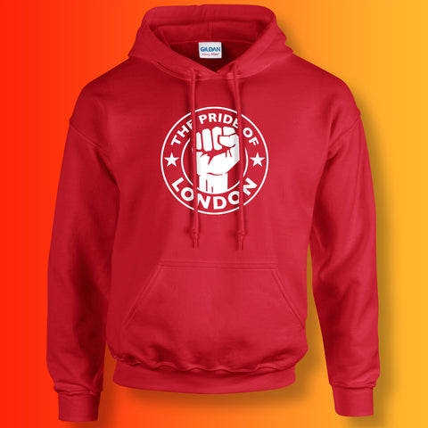 The Pride of London Hoodie Red White