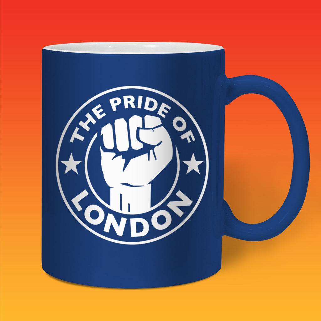 The Pride of London Mug Navy White