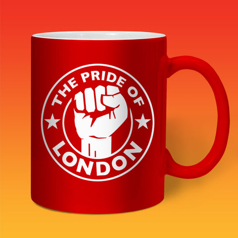 The Pride of London Mug Red White