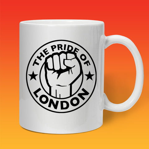 The Pride of London Mug White Black