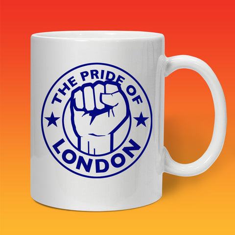 The Pride of London Mug White Navy