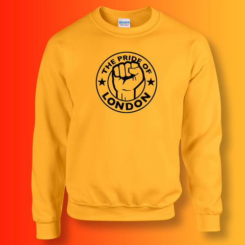 The Pride of London Sweater Gold Black