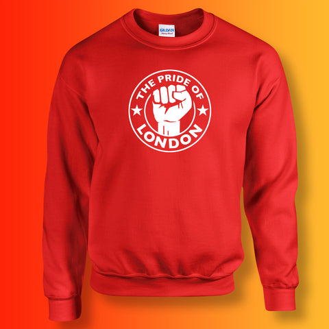 The Pride of London Sweater Red White