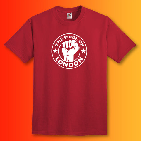 The Pride of London Shirt Brick Red White
