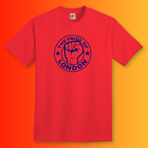 The Pride of London Shirt Red Navy