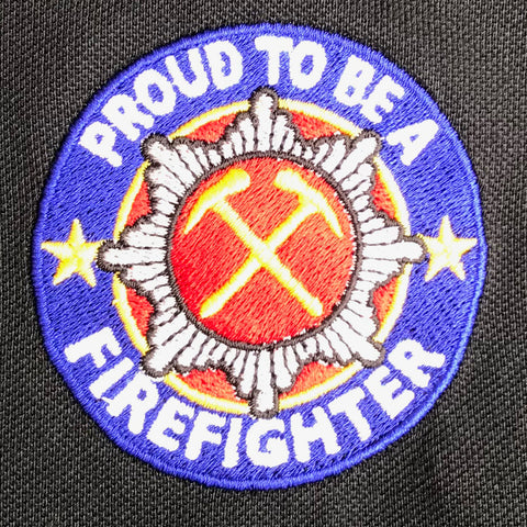 Firefighter Embroidered Badge