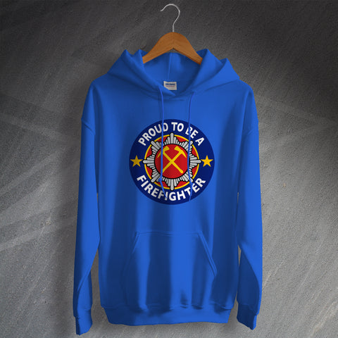 Fire Service Hoodie Proud to Be a Firefighter