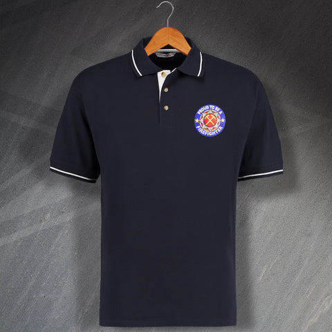 Firefighter Embroidered Polo Shirt