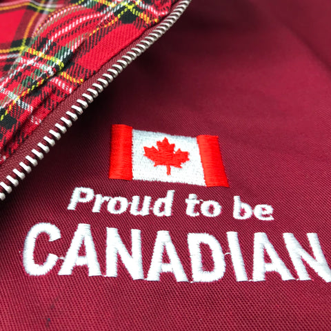 Proud to Be Canadian Harrington Jacket