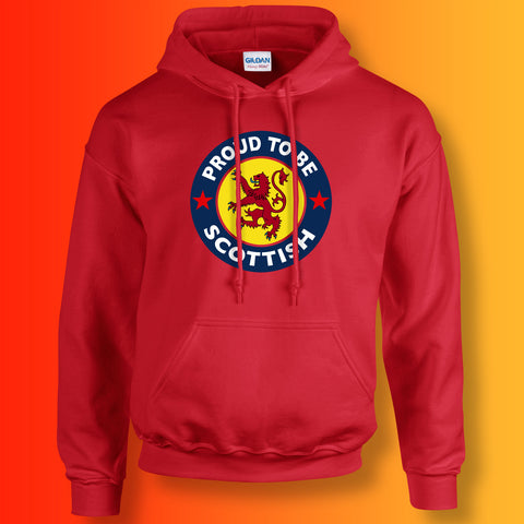 Proud to Be Scottish Hoodie Red