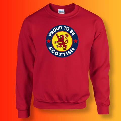 Proud to Be Scottish Sweater Red