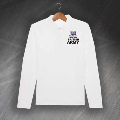 British Army Long Sleeve Polo Shirt