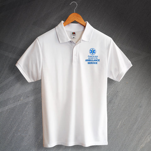 Ambulance Service Embroidered Polo Shirt