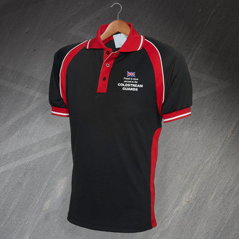 Proud to Have Served in The Coldstream Guards Sports Polo Shirt
