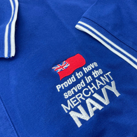 Merchant Navy Embroidered Polo Shirt