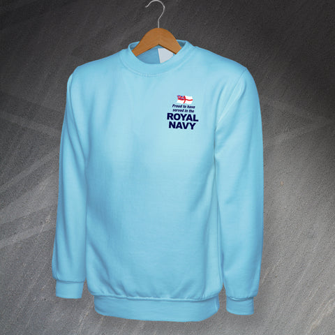 Royal Navy Embroidered Sweatshirt