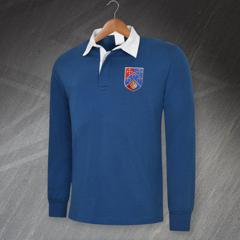 Retro QPR Shirt Embroidered Long Sleeve 1953