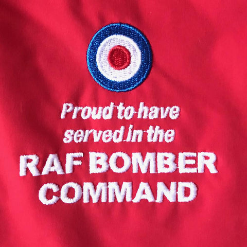 Proud to Have Served In The RAF Bomber Command Embroidered Waterproof Jacket