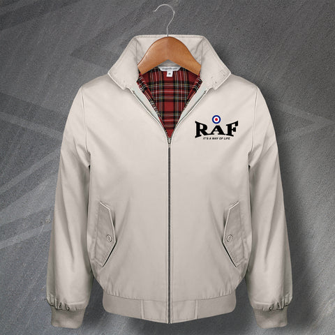 RAF It's a Way of Life Harrington Jacket