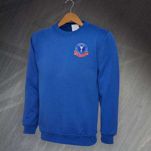 Retro Rangers Cup Winners Cup 1972 50th Anniversary Embroidered Sweatshirt