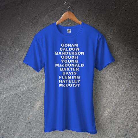 Rangers Football T-Shirt Personalised Dream Team