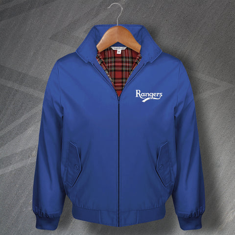 Rangers Football Harrington Jacket Embroidered
