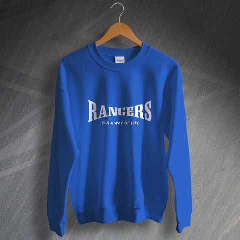 Rangers Football Sweatshirt It's a Way of Life