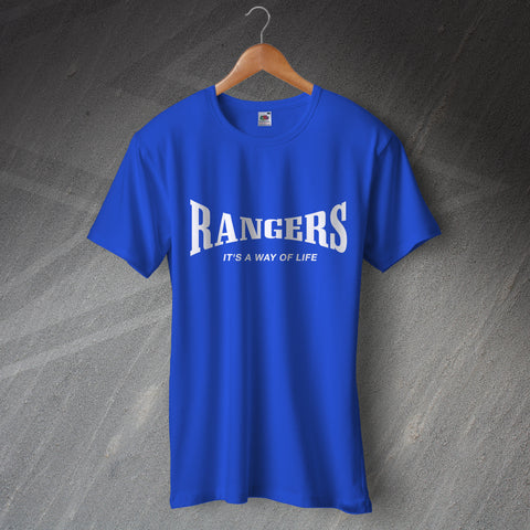 Rangers Football T-Shirt It's a Way of Life