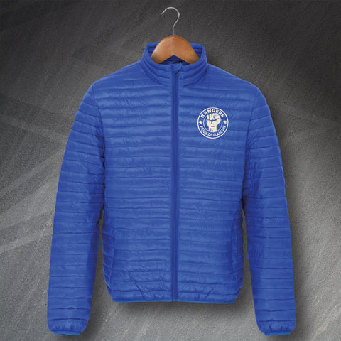 Rangers Pride of Glasgow Embroidered Fineline Padded Jacket