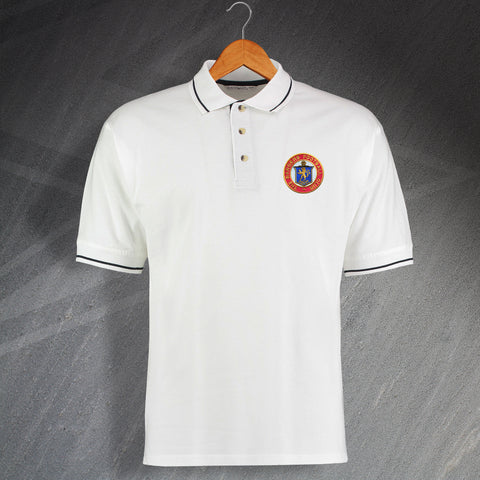 Retro Rangers 1959 Embroiderd Contrast Polo Shirt