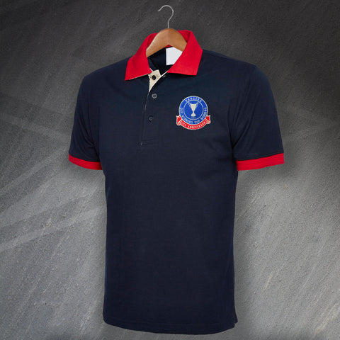 Rangers Cup Winners Cup 1972 50th Anniversary Tricolour Polo Shirt