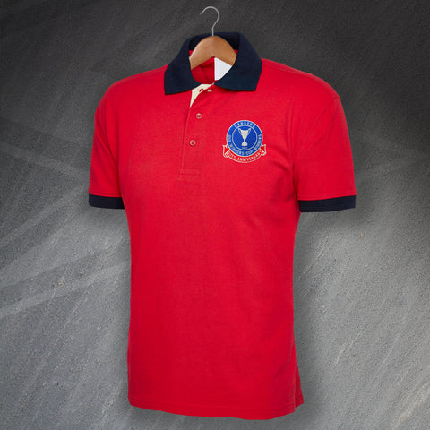 Rangers Cup Winners Cup 1972 50th Anniversary Tricolour Polo Shirt